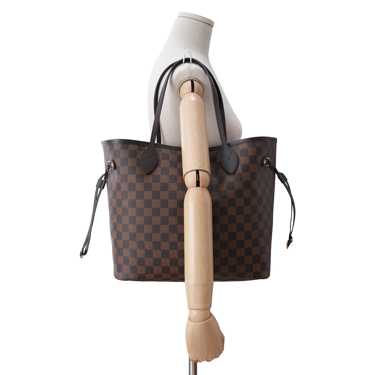 LOUIS VUITTON(USED)루이비통 N41358 다미에 에벤 네버풀 MM